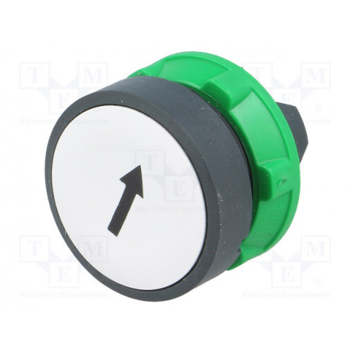 ZB5AA334; Switch: push-button; Stabl.pos: 1; 22mm; white; Illumin: none; IP66; SCHNEIDER ELECTRIC