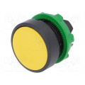 ZB5AA5; Switch: push-button; Stabl.pos: 1; 22mm; yellow; Illumin: none; IP66; SCHNEIDER ELECTRIC