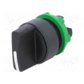 ZB5AD2; Switch: rotary; Stabl.pos: 2; 22mm; black; Illumin: none; IP66; Pos: 2; SCHNEIDER ELECTRIC