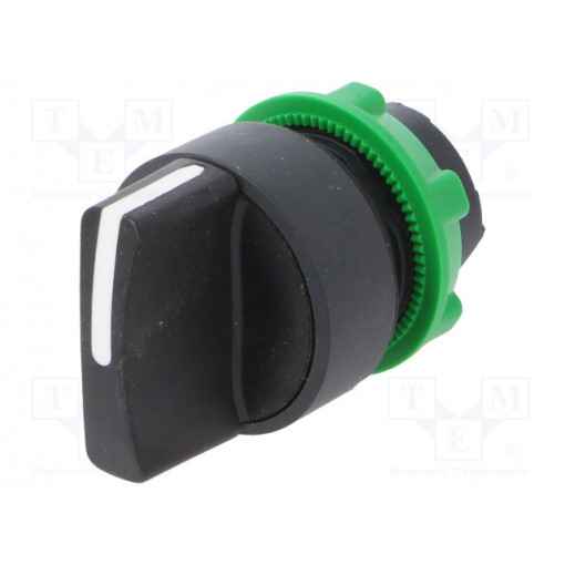 ZB5AD4; Switch: rotary; Stabl.pos: 1; 22mm; black; Illumin: none; IP66; Pos: 2; SCHNEIDER ELECTRIC