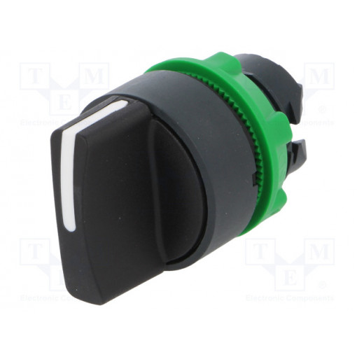ZB5AD8; Switch: rotary; Stabl.pos: 2; 22mm; black; Illumin: none; IP66; Pos: 3; SCHNEIDER ELECTRIC