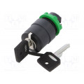 ZB5AG0; Switch: rotary with key; Stabl.pos: 3; 22mm; black; Illumin: none; SCHNEIDER ELECTRIC