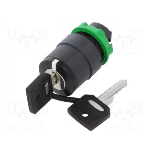 ZB5AG0; Switch: rotary with key; Stabl.pos: 3; 22mm; black; Illumin: none; SCHNEIDER ELECTRIC