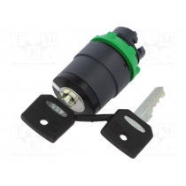 ZB5AG4; Switch: rotary with key; Stabl.pos: 2; 22mm; black; Illumin: none; SCHNEIDER ELECTRIC
