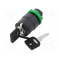 ZB5AG7; Switch: rotary with key; Stabl.pos: 1; 22mm; black; Illumin: none; SCHNEIDER ELECTRIC