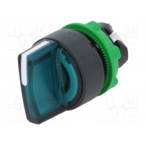 ZB5AK1233; Switch: rotary; Stabl.pos: 2; 22mm; green; Illumin: LED; IP66; Pos: 2; SCHNEIDER ELECTRIC