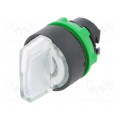 ZB5AK1813; Switch: rotary; Stabl.pos: 2; 22mm; white; Illumin: LED; IP66; Pos: 3; SCHNEIDER ELECTRIC