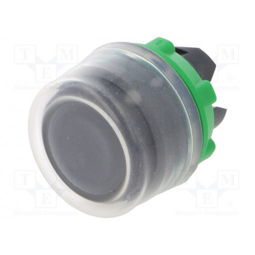 ZB5AP2; Switch: push-button; Stabl.pos: 1; 22mm; black; Illumin: none; IP66; SCHNEIDER ELECTRIC