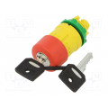ZB5AS934; Switch: emergency stop with key; Stabl.pos: 2; 22mm; red; IP66; SCHNEIDER ELECTRIC ZB5AS934; Switch: emergency stop with key; Stabl.pos: 2; 22mm; red; IP66; SCHNEIDER ELECTRIC