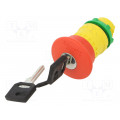 ZB5AS944; Switch: emergency stop with key; Stabl.pos: 2; 22mm; red; IP66; SCHNEIDER ELECTRIC ZB5AS944; Switch: emergency stop with key; Stabl.pos: 2; 22mm; red; IP66; SCHNEIDER ELECTRIC