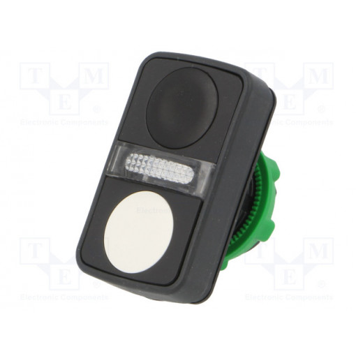 ZB5AW7A1720; Switch: double; Stabl.pos: 1; 22mm; white/black; IP66; Pos: 2; Ø22mm; SCHNEIDER ELECTRIC