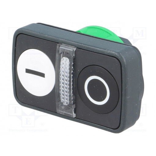 ZB5AW7A1721; Switch: double; Stabl.pos: 1; 22mm; white/black; IP66; Pos: 2; Ø22mm; SCHNEIDER ELECTRIC