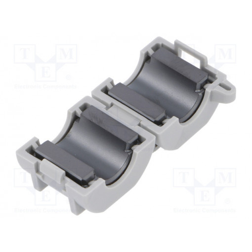 ZCAT2017-0930; Ferrite: two-piece; on round cable; A: 21mm; B: 17mm; C: 9mm; D: 20mm; TDK