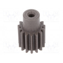 550109; Spur gear; whell width: 25mm; Ø: 17mm; Number of teeth: 15; ZCL; ELESA+GANTER