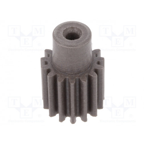550109; Spur gear; whell width: 25mm; Ø: 17mm; Number of teeth: 15; ZCL; ELESA+GANTER