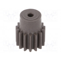 550307; Spur gear; whell width: 30mm; Ø: 25.5mm; Number of teeth: 15; ZCL; ELESA+GANTER