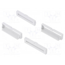 ZD3TCU ABS V0; Terminals cover; UL94V-0; Mat: ABS; Pcs: 4; KRADEX