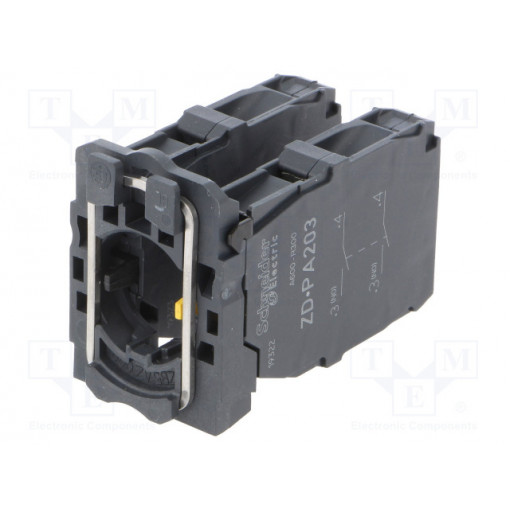 ZD5PA203; Contact block; 22mm; Harmony XB5; -25÷70°C; front fixing; SCHNEIDER ELECTRIC