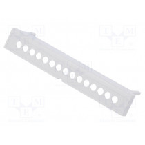 ZD5TC 5,08 ABS V0; Terminals cover; UL94V-0; Mat: ABS; Application: ZD1010J-ABS-V0; KRADEX