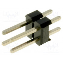 DS1021-2*2SF1-1; Pin header; pin strips; male; PIN: 4; straight; 2.54mm; THT; 2x2; CONNFLY