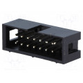 DS1013-14SSIBG; Socket; IDC; male; PIN: 14; straight; THT; gold-plated; 2.54mm; CONNFLY DS1013-14SSIBG; Socket; IDC; male; PIN: 14; straight; THT; gold-plated; 2.54mm; CONNFLY
