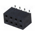 ZL264-8DG; Socket; pin strips; female; PIN: 8; vertical; 2.54mm; SMT; 2x4; NINIGI ZL264-8DG; Socket; pin strips; female; PIN: 8; vertical; 2.54mm; SMT; 2x4; NINIGI