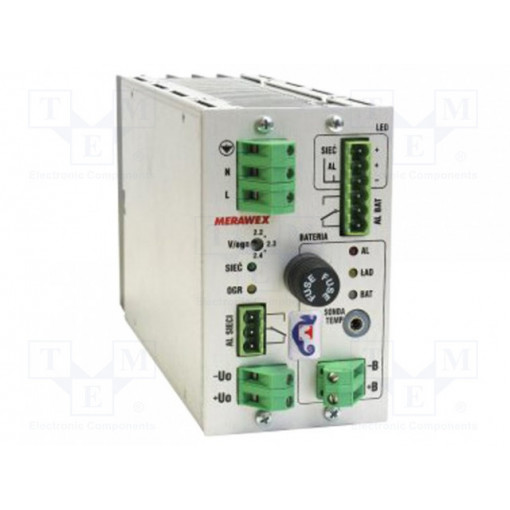 ZM12V10A-151A; Power supply: buffer; modular; 125W; 12VDC; 66x111x203mm; 10A; IP20; MERAWEX