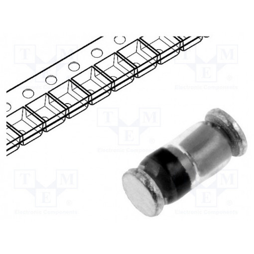 ZMD27B; Diode: Zener; 1W; 27V; SMD; reel,tape; DO213AA; single diode; DIOTEC SEMICONDUCTOR