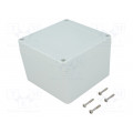 ZP105.105.75JH TM PC; Enclosure: multipurpose; X: 105mm; Y: 105mm; Z: 75mm; ZP; light grey; KRADEX