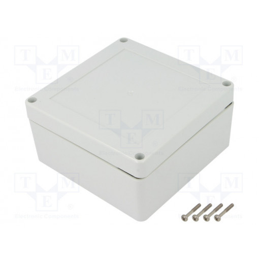 ZP120.120.60SJ TM PC; Enclosure: multipurpose; X: 120mm; Y: 120mm; Z: 60mm; ZP; light grey; KRADEX