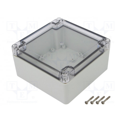 ZP120.120.60SJP TM PC; Enclosure: multipurpose; X: 120mm; Y: 120mm; Z: 60mm; ZP; light grey; KRADEX