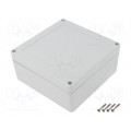 ZP135.135.60SJ TM PC; Enclosure: multipurpose; X: 135mm; Y: 135mm; Z: 60mm; ZP; light grey; KRADEX