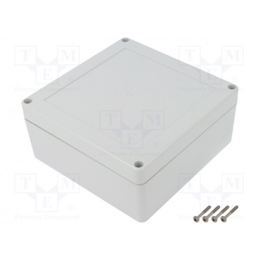 ZP135.135.60SJ TM PC; Enclosure: multipurpose; X: 135mm; Y: 135mm; Z: 60mm; ZP; light grey; KRADEX