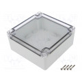 ZP135.135.60SJP TM PC; Enclosure: multipurpose; X: 135mm; Y: 135mm; Z: 60mm; ZP; light grey; KRADEX