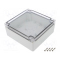 ZP150.150.60SJP TM PC; Enclosure: multipurpose; X: 150mm; Y: 150mm; Z: 60mm; ZP; light grey; KRADEX