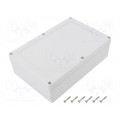 ZP210.140.60JH TM PC; Enclosure: multipurpose; X: 140mm; Y: 210mm; Z: 60mm; ZP; light grey; KRADEX