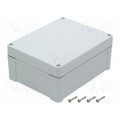 ZP240.190.105JH TM PC; Enclosure: multipurpose; X: 190mm; Y: 240mm; Z: 105mm; ZP; light grey; KRADEX