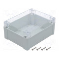 ZP240.190.105JPH TM PC; Enclosure: multipurpose; X: 190mm; Y: 240mm; Z: 105mm; ZP; light grey; KRADEX