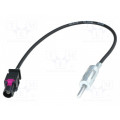 ; Antenna adapter; DIN plug,Fakra plug; with lead; 0.23m; BMW; 4CARMEDIA