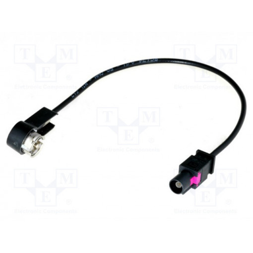 ; Antenna adapter; Fakra plug,ISO plug angled; with lead; 0.23m; 4CARMEDIA
