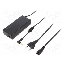 50079; Power supply: switched-mode; 19VDC; 3.95A; Out: 5,5/2,5; 75W; QOLTEC