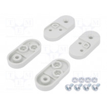 ZWM20 PC; Set of clips; Kit: 4 holders,4x nut M4,screw M4 x4; KRADEX