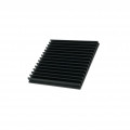 SK44/150/SA; Heatsink: extruded; grilled; black; L: 150mm; W: 159mm; H: 15mm; FISCHER ELEKTRONIK