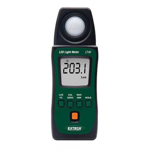 Apgaismojuma mērītājs LED (luksometrs) Extech Instruments LT40, noma Apgaismojuma mērītājs LED (luksometrs) Extech Instruments LT40, noma