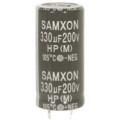 HP 100U/450V; Capacitor: electrolytic; SNAP-IN; 100uF; 450VDC; Ø22x30mm; ±20%; SAMXON