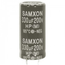 HP 100U/450V; Capacitor: electrolytic; SNAP-IN; 100uF; 450VDC; Ø22x30mm; ±20%; SAMXON HP 100U/450V; Capacitor: electrolytic; SNAP-IN; 100uF; 450VDC; Ø22x30mm; ±20%; SAMXON