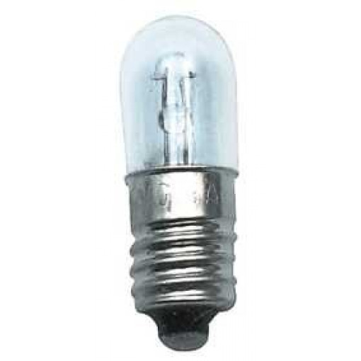 ; Filament lamp: miniature; E10; 12VDC; 100mA; Bulb: cylindrical; BRIGHTMASTER ; Filament lamp: miniature; E10; 12VDC; 100mA; Bulb: cylindrical; BRIGHTMASTER