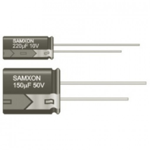 ; Capacitor: electrolytic; low impedance; THT; 220uF; 35VDC; Ø8x16mm; SAMXON ; Capacitor: electrolytic; low impedance; THT; 220uF; 35VDC; Ø8x16mm; SAMXON