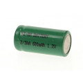 J-2/3AA600; Re-battery: Ni-MH; 2/3AA; 1.2V; 600mAh; Ø13.9x28.1mm; JJJ