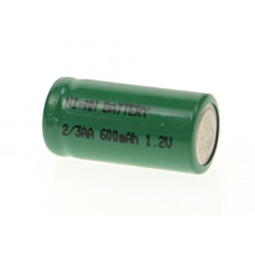 J-2/3AA600; Re-battery: Ni-MH; 2/3AA; 1.2V; 600mAh; Ø13.9x28.1mm; JJJ J-2/3AA600; Re-battery: Ni-MH; 2/3AA; 1.2V; 600mAh; Ø13.9x28.1mm; JJJ